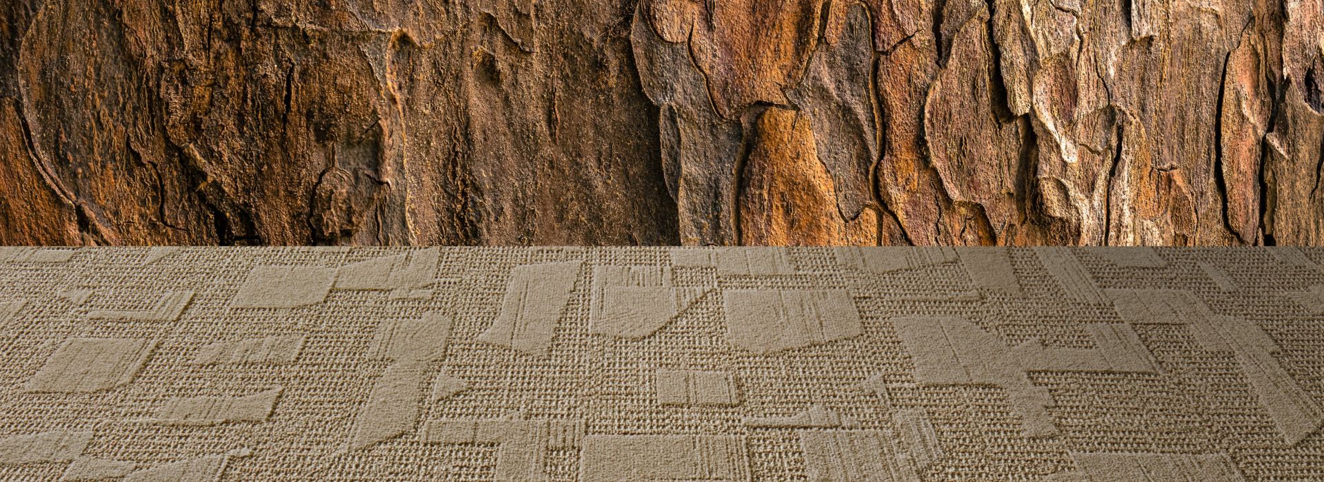 atelier gg ニューイントレチャート　リード&カラー サイズ2 ブラック Etched & Threaded: Textural Carpet Tile Collection